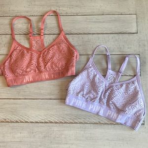 PINK Sport Ultimate Lightly Lined Lace Bras - Wireless